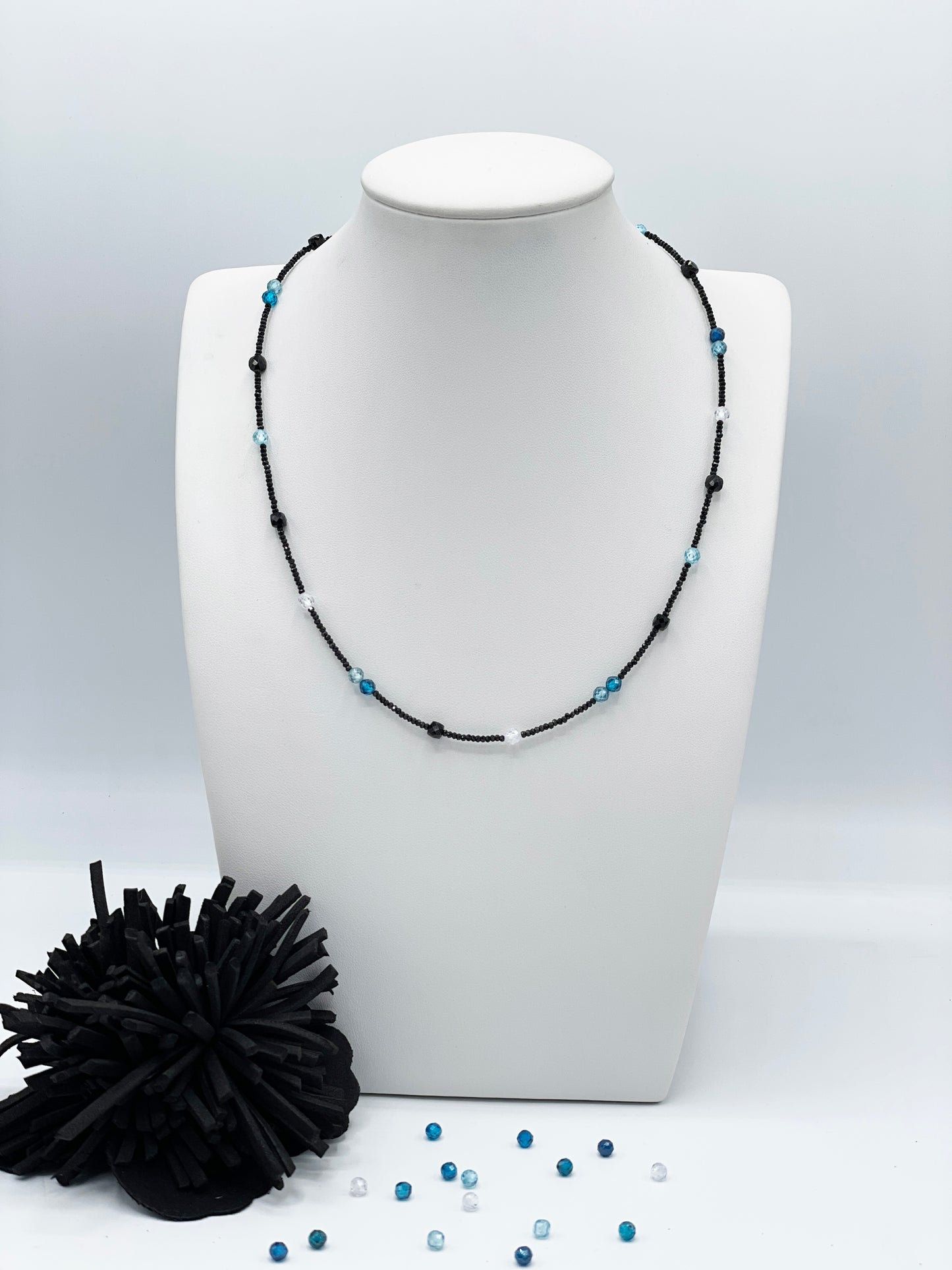 Spinell Halskette mit Zirkonia