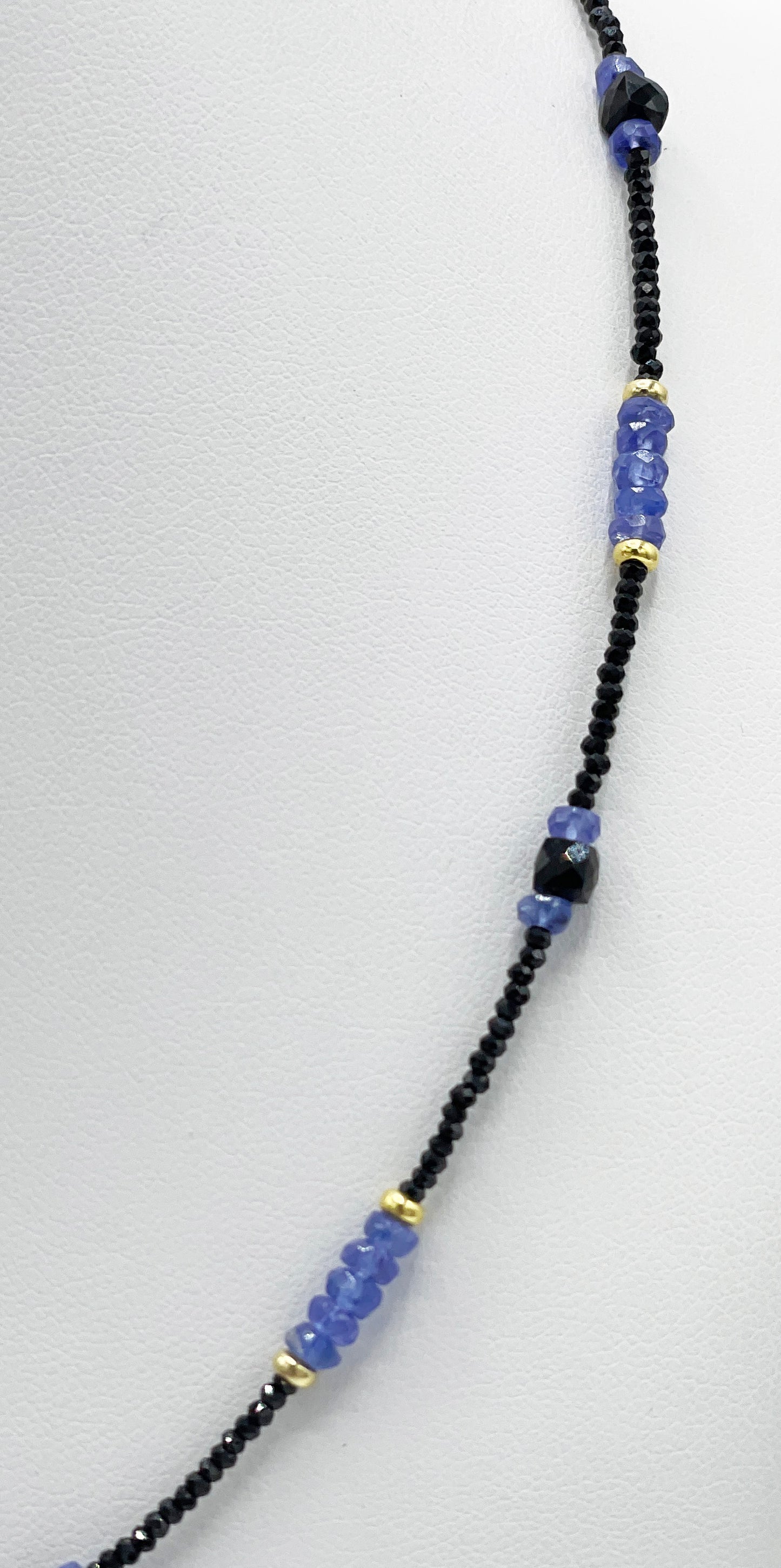 Spinell Halskette mit Tansanit