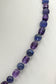 Amethyst Anhänger mit Tansanit & Amethyst Halskette