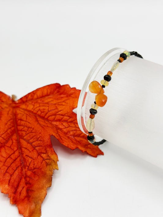 Karneol & Opal Armband