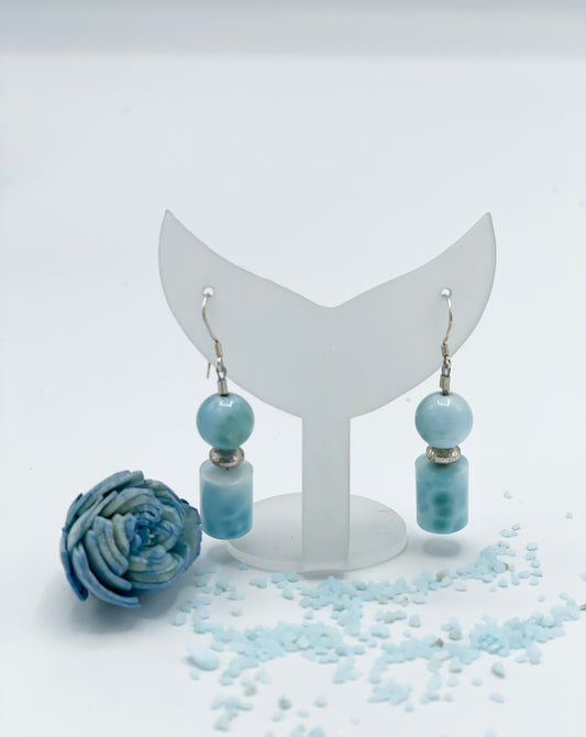Larimar Ohrringe