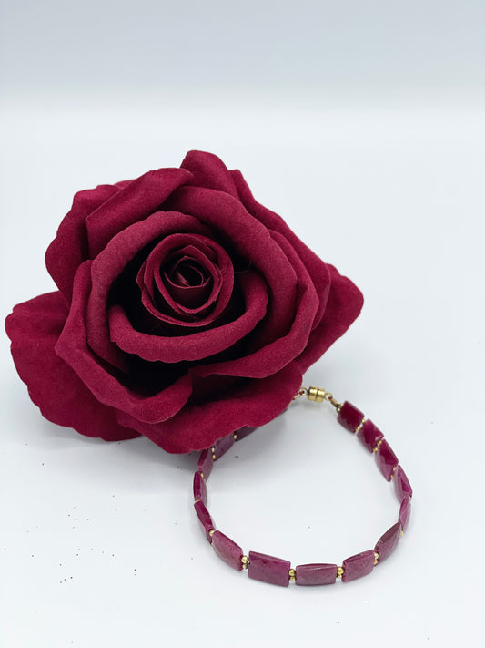 Rubin Armband