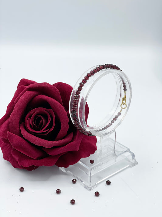 Granat Armband